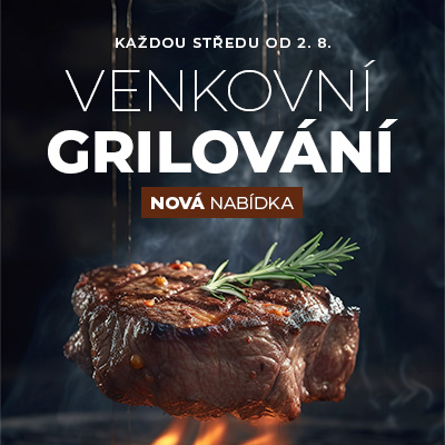 Srpnová obměna venkovního grilovacího menu