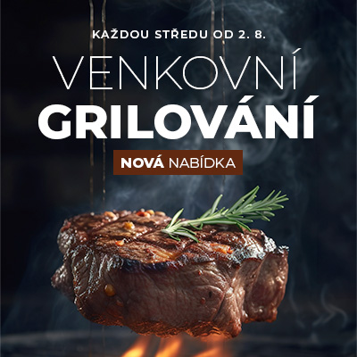 Srpnová obměna venkovního grilovacího menu